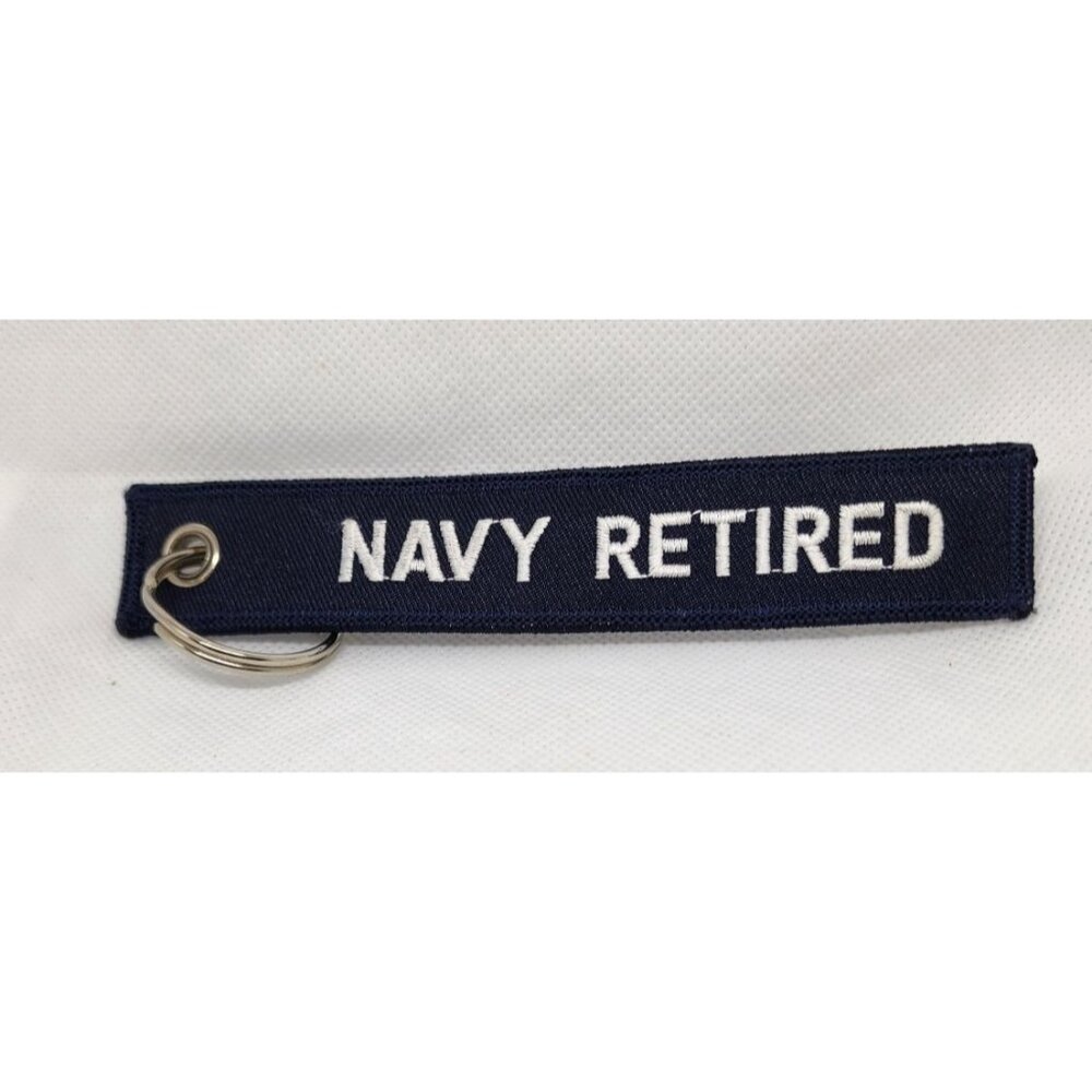 Navy Retired Keychain – Honoring Service and Dedication